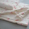 New 85*85 colored cotton gauze bath towel, baby cartoon printed hugging quilt, direct sales from the manufacturer Item Picture